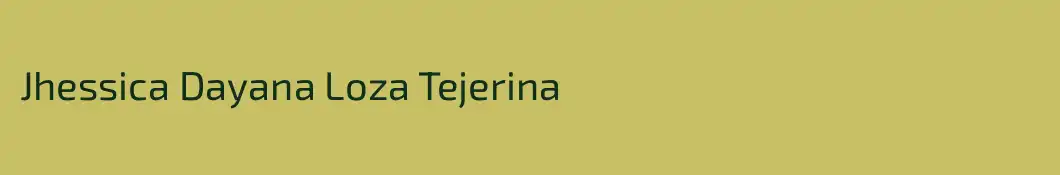 Jhessica Dayana Loza Tejerina